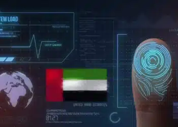 Finger Print Biometric Scanning Identification System. United Arab Emirates Nationality