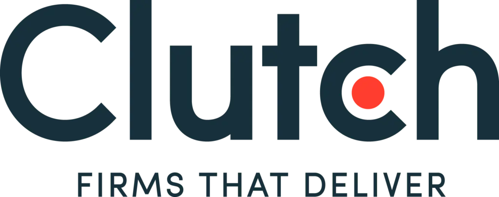 New Clutch Tagline logo